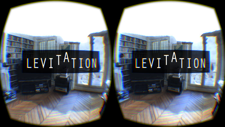 David Guez & Bastien Didier, Lévitation. Dispositif artistique expérimental.